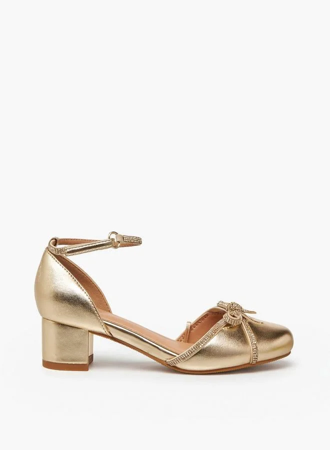 Celeste Girls Block Heel Sandals Ramadan Collection